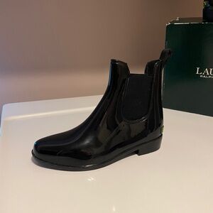 Ralph Lauren rain women’s boots in the original box, size 7B